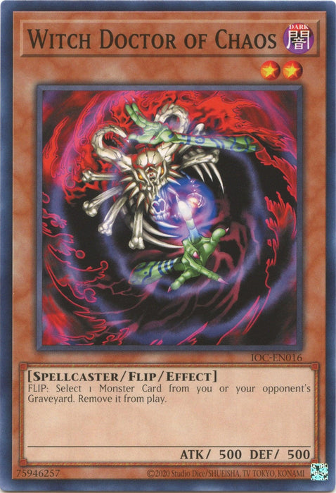 Witch Doctor of Chaos (25th Anniversary) [IOC-EN016] Common - for just $0.10! 