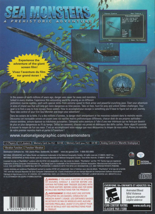 Sea Monsters Prehistoric Adventure – PlayStation 2 (PS2) - for just $0! 
