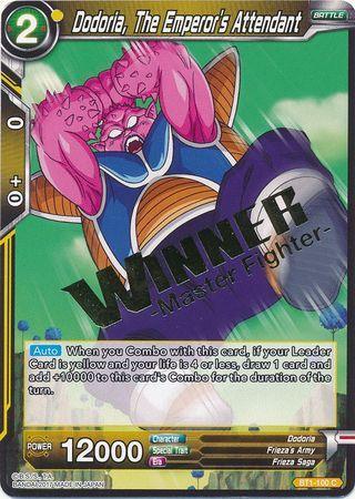 Dodoria, The Emperor's Attendant (Winner Stamped) (BT1-100) [Tournament Promotion Cards] - for just $0.80! 