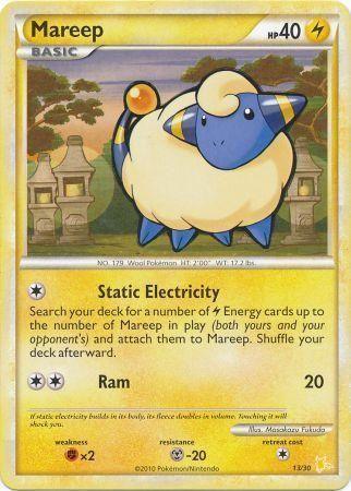 Mareep (13/30) [HeartGold & SoulSilver: Trainer Kit - Raichu] - for just $1! 