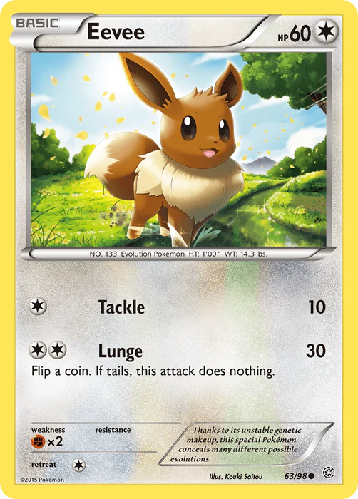 Eevee (63/98) [XY: Ancient Origins] - for just $0.10! 