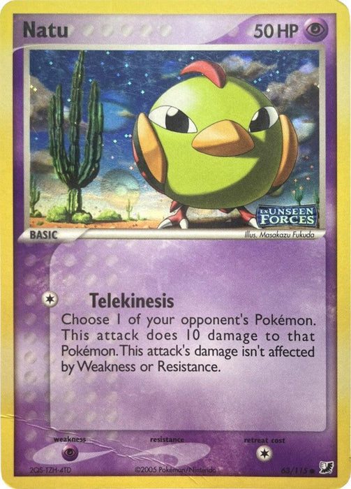 Natu (63/115) (Stamped) [EX: Unseen Forces] - for just $8.85! 