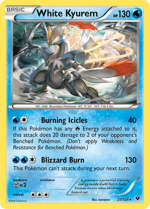 White Kyurem (21/124) [XY: Fates Collide] - for just $0.25! 