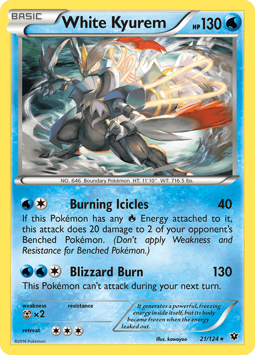 White Kyurem (21/124) [XY: Fates Collide] - for just $0.25! 
