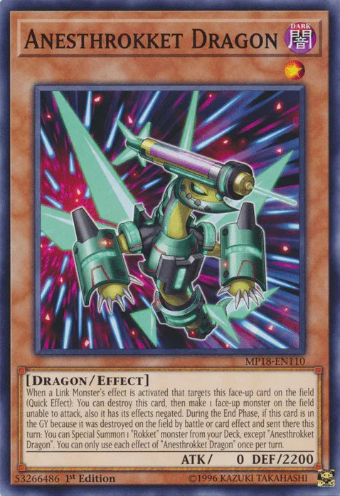Anesthrokket Dragon [MP18-EN110] Common - for just $0.10! 