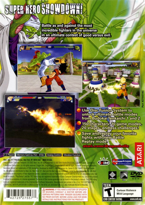 Dragon Ball Z: Budokai Tenkaichi 3 [Greatest Hits] – PlayStation 2 (PS2) - for just $129.99! 