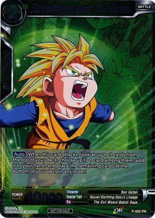 Scrambling Assault Son Goten (Event Pack 2 - 2018) (P-062_PR) [Promotion Cards] - for just $0.30! 