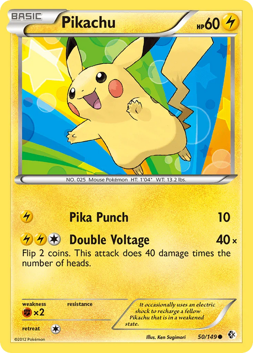 Pikachu (50/149) [Black & White: Boundaries Crossed] - for just $1.10! 