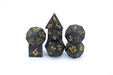 Matt Black with Gold Barbarian Dice Set - for just $39.99! 