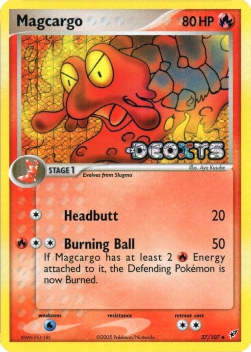Magcargo (37/107) (Stamped) [EX: Deoxys] - for just $12! 