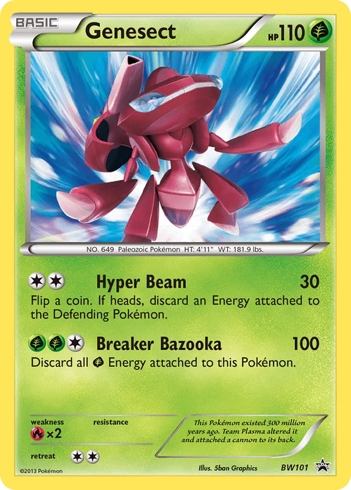 Genesect (BW101) [Black & White: Black Star Promos] - for just $27.20! 