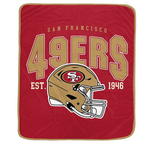 San Francisco 49ers 50" x 60" Vintage Arch Block Blanket - for just $24.99! 
