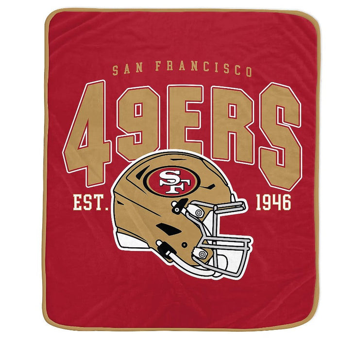 San Francisco 49ers 50" x 60" Vintage Arch Block Blanket - for just $24.99! 
