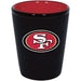 San Francisco 49ers Matte Black/Inner Color Shot Glass - for just $9.99! 