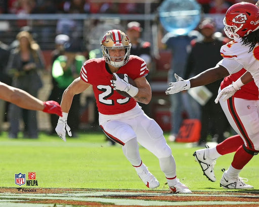 Christian McCaffrey in Action San Francisco 49ers 8" x 10" Football Photo - for just $9.99! 