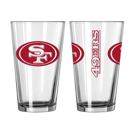 San Francisco 49ers Game Day Pint Glass - for just $14.99! 