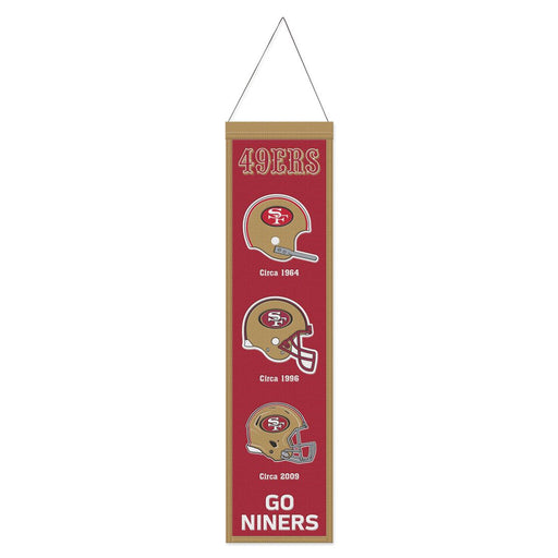 San Francisco 49ers 8" x 32" Wool Banner - for just $44.99! 