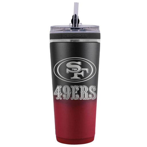 San Francisco 49ers 26 oz Stainless Steel Ice Shaker Bottle - for just $39.99! 