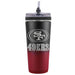 San Francisco 49ers 26 oz Stainless Steel Ice Shaker Bottle - for just $39.99! 