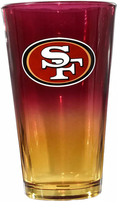 San Francisco 49ers Ombre Pint Glass - for just $14.99! 