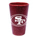 San Francisco 49ers 16 oz Team Color Silicone Pint Glass - for just $19.99! 