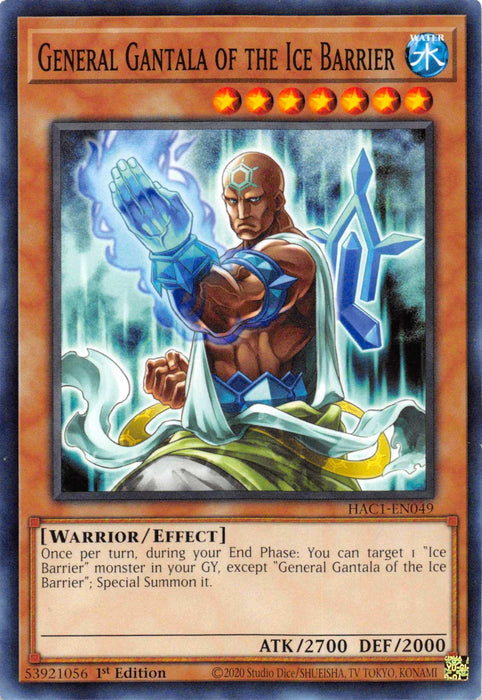 General Gantala of the Ice Barrier [HAC1-EN049] Common - for just $0.10! 