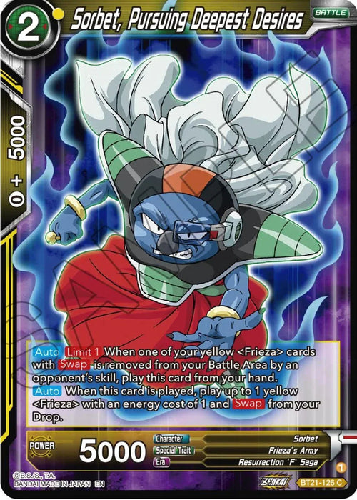 Sorbet, Pursuing Deepest Desires (BT21-126) [Wild Resurgence] - for just $0.10! 