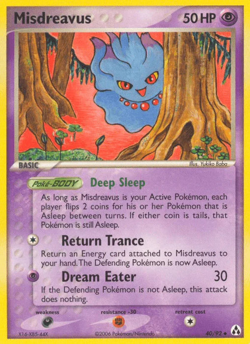 Misdreavus (40/92) [EX: Legend Maker] - for just $0.35! 