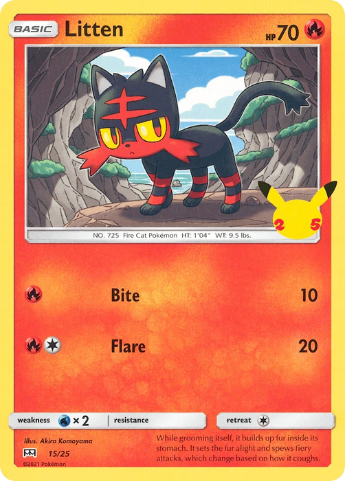 Litten (15/25) [McDonald's 25th Anniversary] - for just $0.20! 