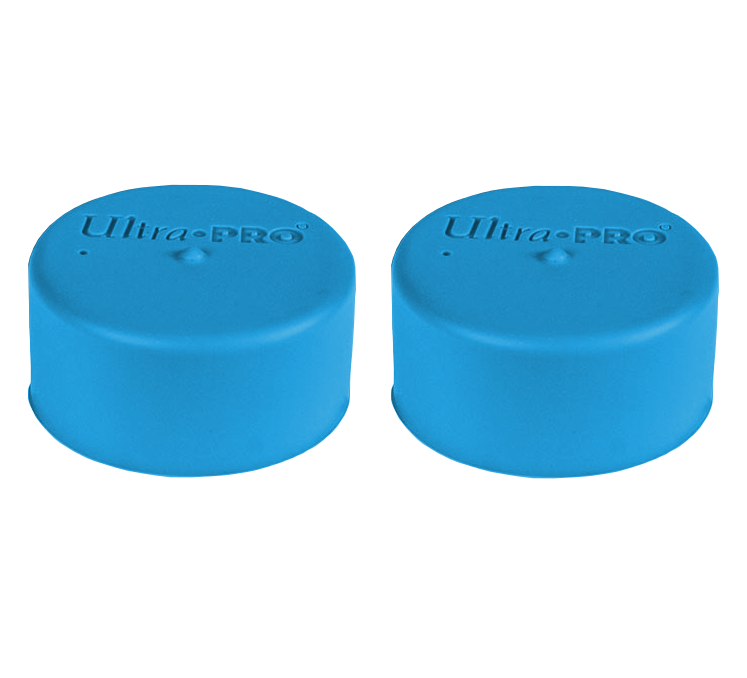 Ultra PRO: Playmat Tube Caps - Bright Blue (2-Pack) - Just $0! Shop now at Retro Gaming of Denver