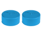 Ultra PRO: Playmat Tube Caps - Bright Blue (2-Pack) - Just $0! Shop now at Retro Gaming of Denver