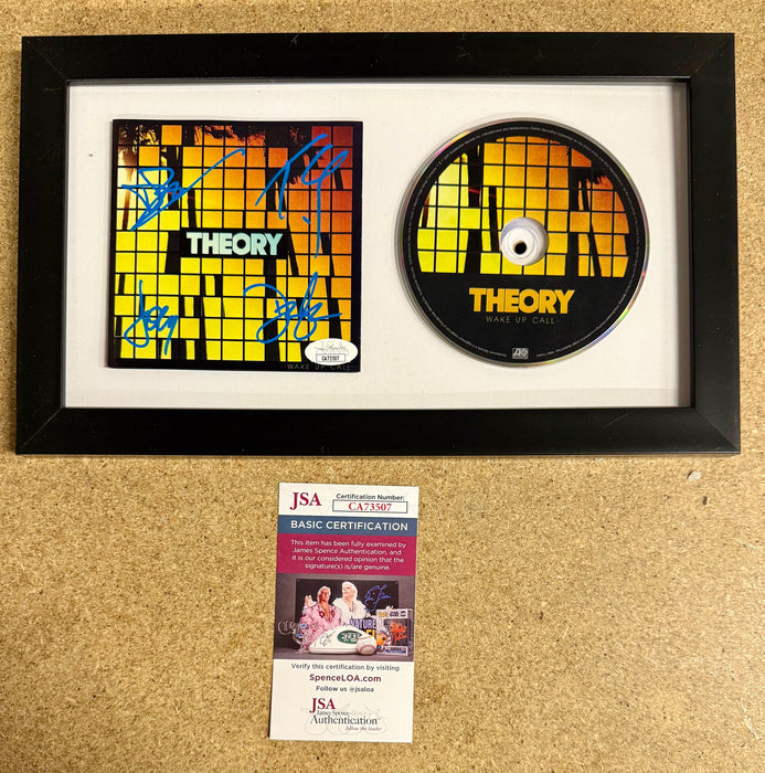 Theory Of A Deadman Complete Band Signed “Wake Up Call” (2017) Framed CD With JSA COA - for just $120! 