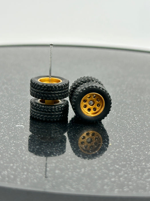 Rubber Wheels for Diecast Scale 1/64 - for just $3.50! 