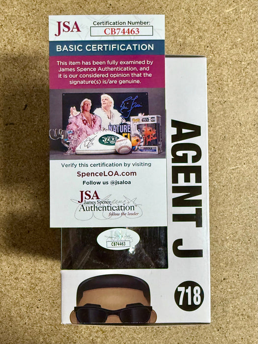 Will Smith Signed Agent J Men In Black Funko Pop! Exclusive #718 With JSA COA - for just $375! 
