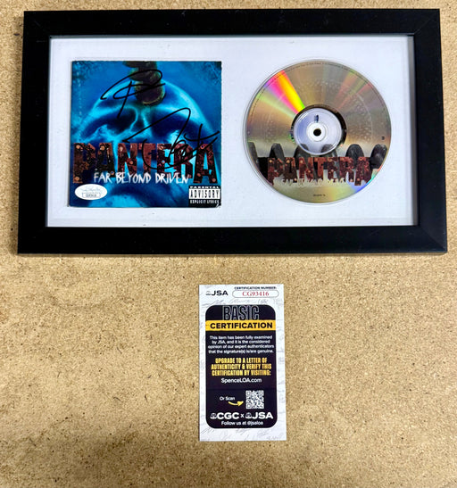 Pantera Phil Anselmo & Rex Brown Signed “Far Past Driven” Framed CD With JSA COA - for just $350! 