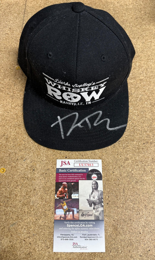 Dierks Bentley Signed Autographed Whiskey Row Black SnapBack Hat With JSA COA - for just $200! 