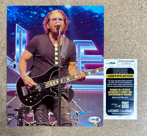 Musician Kip Winger Signed 8X10 Photo With JSA COA Alice Cooper The Mob - for just $75! 