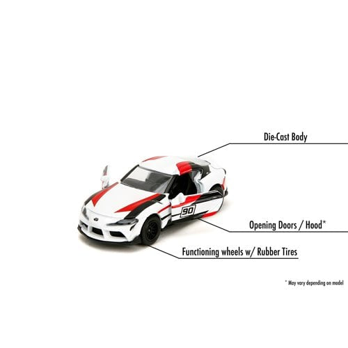 Majorette Toyota Racing 1:64 Scale Die-Cast Metal Vehicle 5-Pack - for just $14.99! 