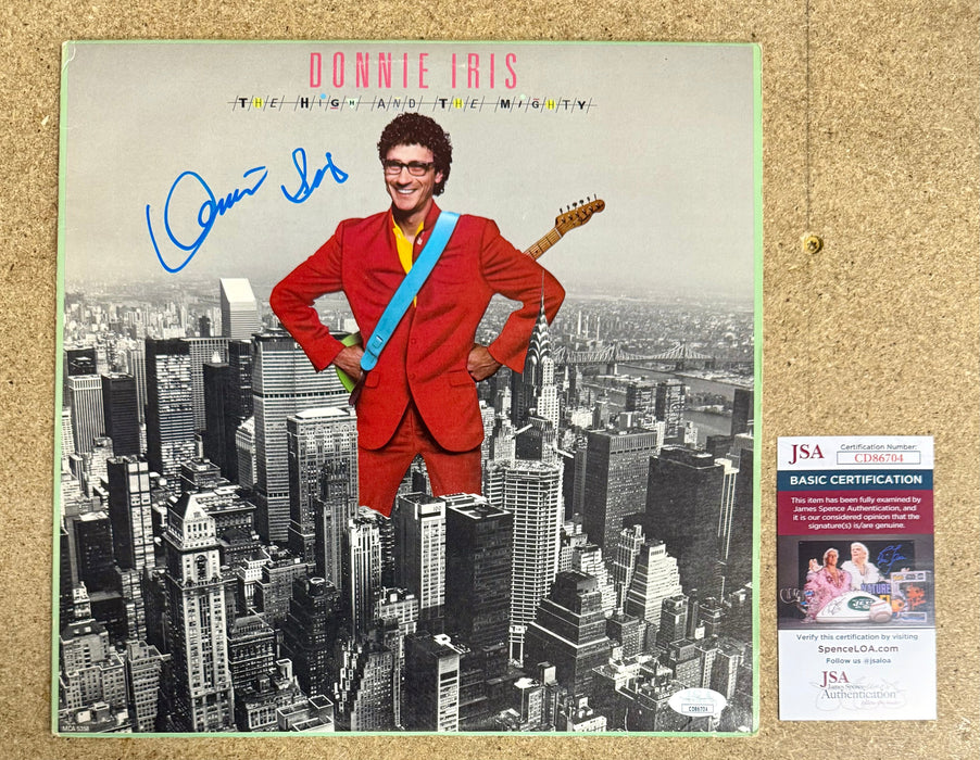 Donnie Iris Signed AUTOGRAPHED The High And The Mighty 1982 Vinyl With JSA COA - for just $130! 