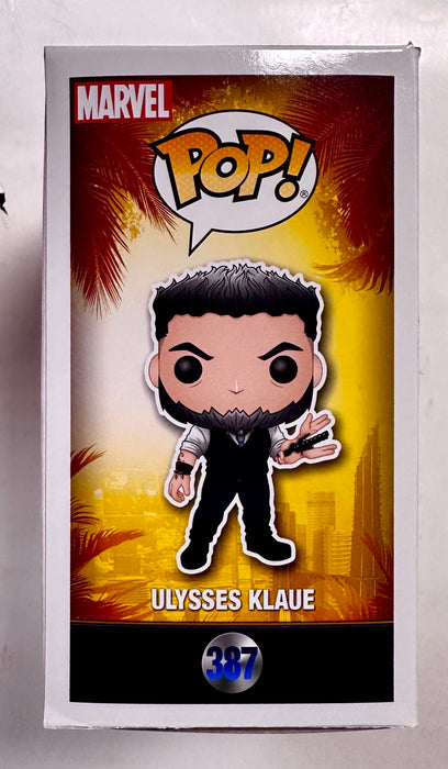 Andy Serkis Signed Marvel Ulysses Klaue 2018 Vaulted Funko Pop! #387 JSA COA - for just $90! 