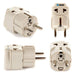 Germany, France Travel Adapter - 2 in 1 - Type E/F - Compact Design (DB-9) - Just $5.99! Shop now at Retro Gaming of Denver