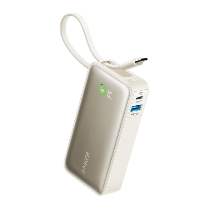 Anker Nano Power Bank (30W, Built-In USB-C Cable) - for just $43.49! 