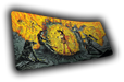 "Golden Aura" — Rust Deskmat - for just $49.95! 