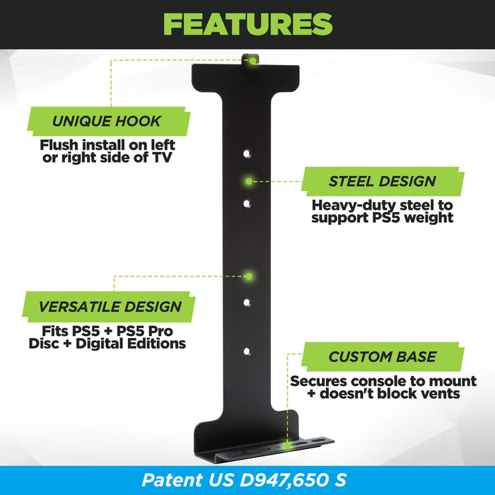 HIDEit PS5 | Sony PlayStation 5 and PS5 Pro Mount - for just $31! 