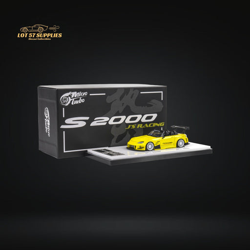 Microturbo Honda S2000 JS Racing Custom in Indy Yellow Pearl 1:64 - for just $46.99! 