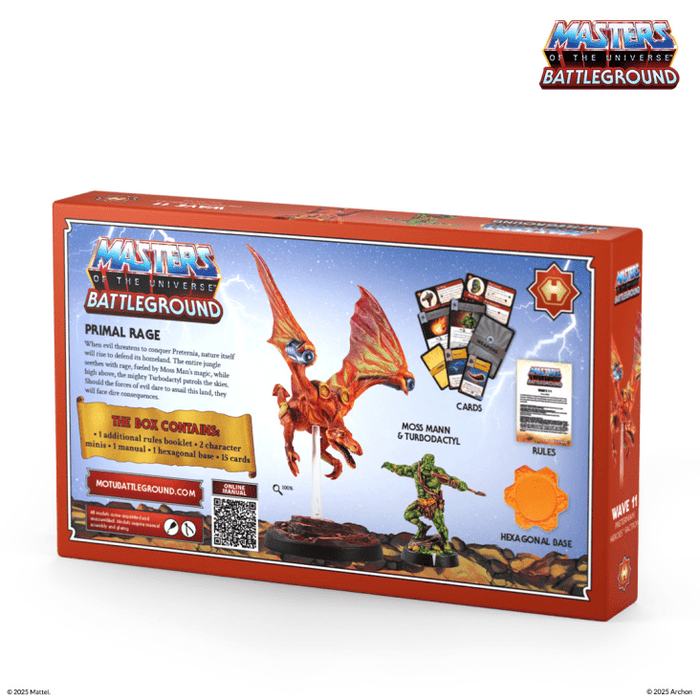 Masters of the Universe: Battleground - Wave 11 - Moss Man & Turbodactyl, Preternian Faction - for just $25! 
