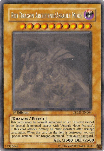 Red Dragon Archfiend/Assault Mode [CRMS-EN004] Ghost Rare - for just $36! 