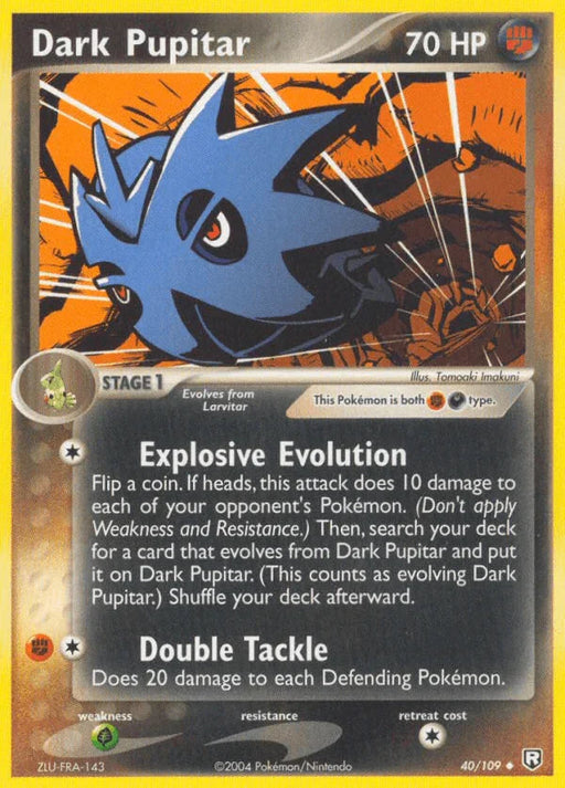 Dark Pupitar (40/109) [EX: Team Rocket Returns] - for just $0.75! 