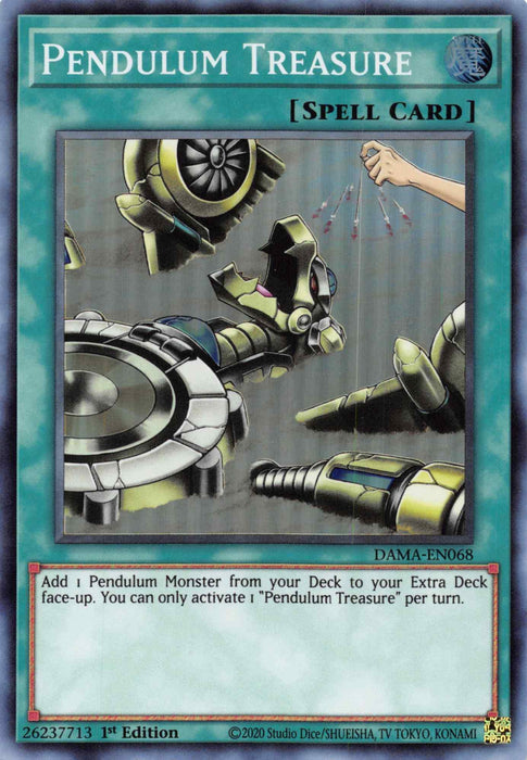 Pendulum Treasure [DAMA-EN068] Super Rare - for just $1.05! 