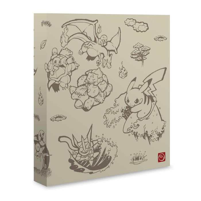 D-Ring Binder - Pikachu (Scroll Painting Style) - for just $0! 